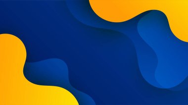 Soyut mavi ve sarı arka plan. Poster tasarımı, web üzerinde şablon, arkaplan, afiş, broşür, web sitesi, broşür, broşür, broşür, iniş sayfası, sunum, sertifika ve webinar