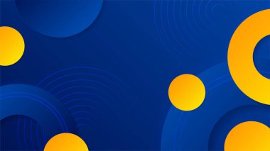 Soyut mavi ve sarı arka plan. Poster tasarımı, web üzerinde şablon, arkaplan, afiş, broşür, web sitesi, broşür, broşür, broşür, iniş sayfası, sunum, sertifika ve webinar