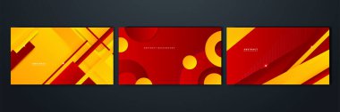 Soyut kırmızı ve sarı arkaplan. Poster tasarımı, web üzerinde şablon, arkaplan, afiş, broşür, web sitesi, broşür, broşür, broşür, iniş sayfası, sunum, sertifika ve webinar