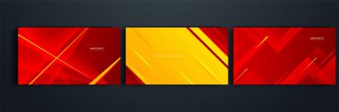 Soyut kırmızı ve sarı arkaplan. Poster tasarımı, web üzerinde şablon, arkaplan, afiş, broşür, web sitesi, broşür, broşür, broşür, iniş sayfası, sunum, sertifika ve webinar