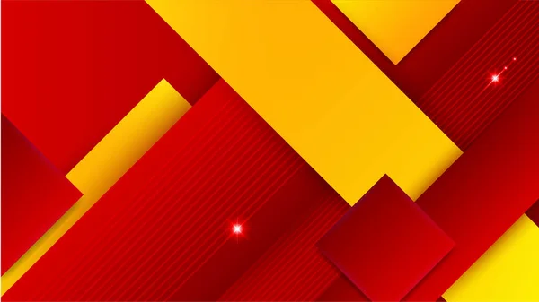 Abstrato Fundo Vermelho Amarelo Design Para Cartaz Modelo Web Pano — Vetor de Stock