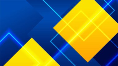 Soyut mavi ve sarı arka plan. Poster tasarımı, web üzerinde şablon, arkaplan, afiş, broşür, web sitesi, broşür, broşür, broşür, iniş sayfası, sunum, sertifika ve webinar