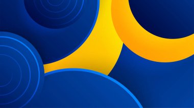 Soyut mavi ve sarı arka plan. Poster tasarımı, web üzerinde şablon, arkaplan, afiş, broşür, web sitesi, broşür, broşür, broşür, iniş sayfası, sunum, sertifika ve webinar