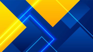 Soyut mavi ve sarı arka plan. Poster tasarımı, web üzerinde şablon, arkaplan, afiş, broşür, web sitesi, broşür, broşür, broşür, iniş sayfası, sunum, sertifika ve webinar