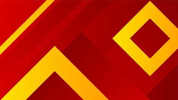 Абстрактный Красный Желтый Фон Design Poster Template Web Backdrop Banner — стоковый вектор