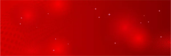 赤い技術のデジタル バナーの設計 デジタル技術のヘッダー テクノロジーデザインによる幾何学的抽象的背景 分子構造と通信ベクトルイラスト — ストックベクタ