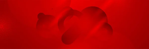 Сучасний Червоний Абстрактний Банерний Фон Шаблон Червоного Банера Векторні Ілюстрації — стоковий вектор