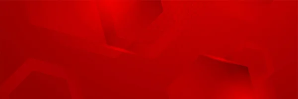 Nowoczesne Czerwone Abstrakcyjne Tło Banera Czerwony Sztandar Szablon Wektor Ilustracja — Wektor stockowy