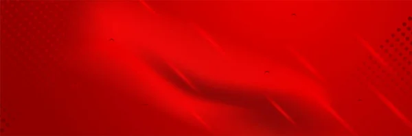Moderno Fundo Banner Abstrato Vermelho Ilustração Vetorial Modelo Banner Vermelho — Vetor de Stock