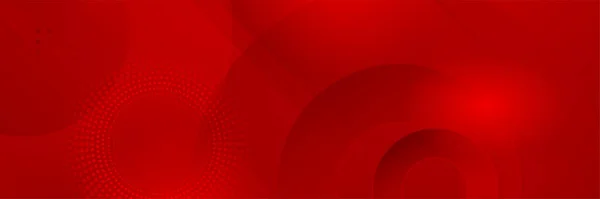 Fond Bannière Abstrait Rouge Moderne Illustration Vectorielle Modèle Bannière Rouge — Image vectorielle