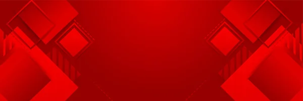 Абстрактная Трехмерная Конструкция Баннера Темно Красным Геометрическим Фоном Векторная Иллюстрация — стоковый вектор