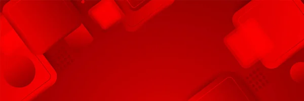 Абстрактная Трехмерная Конструкция Баннера Темно Красным Геометрическим Фоном Векторная Иллюстрация — стоковый вектор