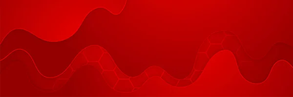 Абстрактний Червоний Банерний Фон Абстрактний Дизайн Банера Червоних Відтінках Червоний — стоковий вектор