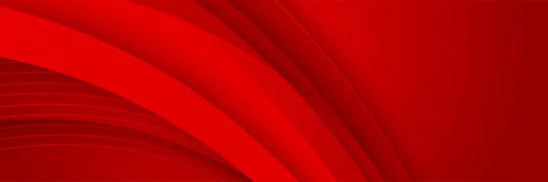 Abstraktes Rotes Banner Hintergrund Abstraktes Banner Design Rottönen Rotes Breites — Stockvektor