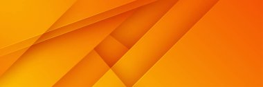 Modern turuncu arka plan tasarımı. Soyut turuncu pankart vektör illüstrasyonu. Sarı turuncu vektör soyut grafik tasarımı. Sancak Deseni arkaplan şablonu.