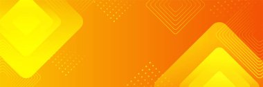 Modern turuncu arka plan tasarımı. Soyut turuncu pankart vektör illüstrasyonu. Sarı turuncu vektör soyut grafik tasarımı. Sancak Deseni arkaplan şablonu.