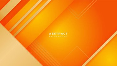 Modern turuncu ve altın rengi soyut arka plan