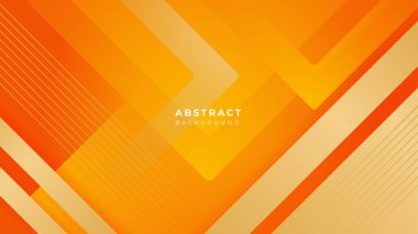 Modern turuncu ve altın rengi soyut arka plan