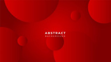 Dairesel soyut kırmızı vektör arkaplanı