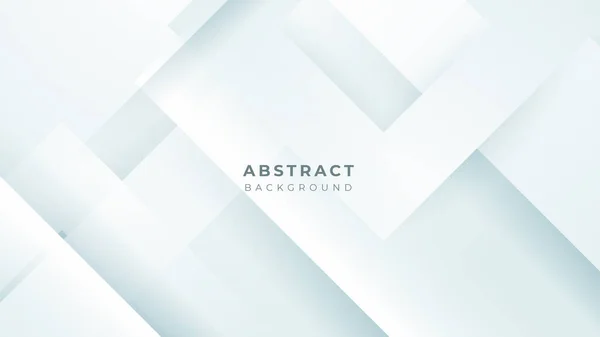 Forma Blanca Abstracta Con Fondo Conceptual Futurista Vector Abstracto Gris — Archivo Imágenes Vectoriales