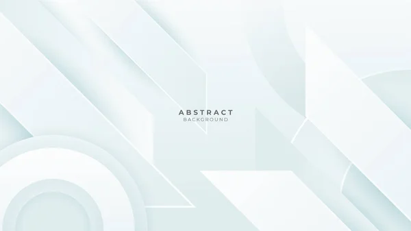 Abstrakte Weiße Form Mit Futuristischem Konzepthintergrund Vektor Abstrakter Grauer Geometrischer — Stockvektor