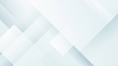 Fütüristik kavram arka planına sahip soyut beyaz geometrik şekil. Beyaz doku arkaplanı