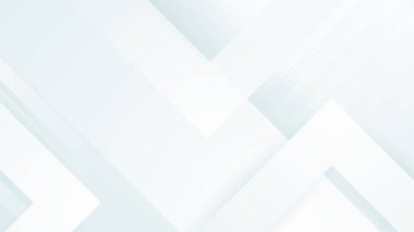 Fütüristik kavram arka planına sahip soyut beyaz geometrik şekil. Beyaz doku arkaplanı