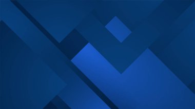 Mavi geometrik şekilli soyut arkaplan tasarımı. Modern koyu mavi arka plan. Vektör soyut grafik tasarım pankart şablonu.