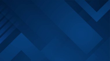 Mavi geometrik şekilli soyut arkaplan tasarımı. Modern koyu mavi arka plan. Vektör soyut grafik tasarım pankart şablonu.