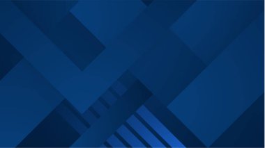 Mavi geometrik şekilli soyut arkaplan tasarımı. Modern koyu mavi arka plan. Vektör soyut grafik tasarım pankart şablonu.