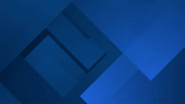 Design Fundo Abstrato Com Formas Geométricas Azuis Moderno Fundo Azul — Vetor de Stock