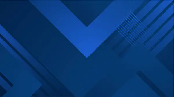 Absztrakt Háttér Design Kék Geometriai Alakzatok Modern Sötétkék Háttér Vektor — Stock Vector