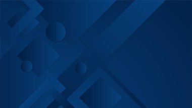 Dinamik ışıkları olan soyut mavi arkaplan posteri. Teknoloji ağ vektör çizimi.