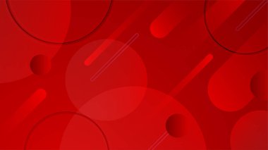 Kırmızı gradyan üzerinde soyut çizgiler desen teknolojisi