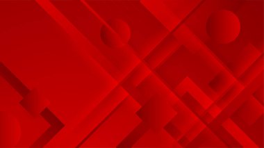 Kırmızı gradyan üzerinde soyut çizgiler desen teknolojisi