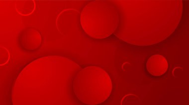 Metin için geometrik şekilleri ve alanı olan soyut kırmızı arkaplan.