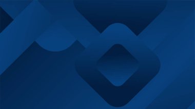 Modern profesyonel mavi vektör soyut teknoloji iş geçmişi çizgiler ve geometrik şekillerle. İş sunumu için koyu mavi özgeçmiş, sosyal medya şablonu, poster ve reklamlar