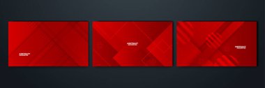 geometrik kırmızı arka plan