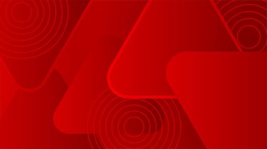 geometrik kırmızı arka plan
