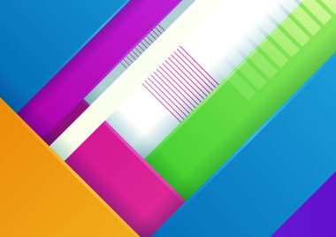 Renkli soyut arka plan. Modern soyut kapaklar, minimal kapaklar tasarım. Renkli geometrik arkaplan, vektör çizimi.