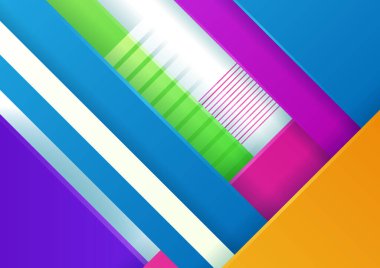 Renkli soyut arka plan. Modern soyut kapaklar, minimal kapaklar tasarım. Renkli geometrik arkaplan, vektör çizimi.