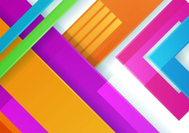 Renkli soyut arka plan. Modern soyut kapaklar, minimal kapaklar tasarım. Renkli geometrik arkaplan, vektör çizimi.