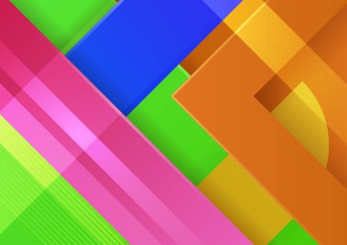 Renkli soyut arka plan. Modern soyut kapaklar, minimal kapaklar tasarım. Renkli geometrik arkaplan, vektör çizimi.