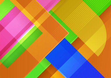 Renkli soyut arka plan. Modern soyut kapaklar, minimal kapaklar tasarım. Renkli geometrik arkaplan, vektör çizimi.