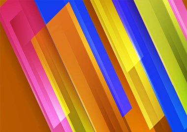 Renkli soyut arka plan. Modern soyut kapaklar, minimal kapaklar tasarım. Renkli geometrik arkaplan, vektör çizimi.