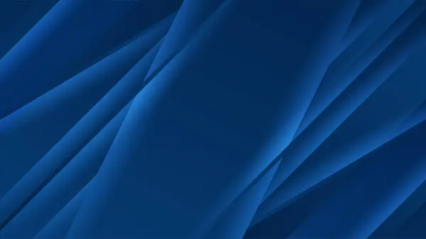 Affiche Fond Bleu Abstrait Avec Lumières Dynamiques Illustration Vectorielle Réseau — Image vectorielle