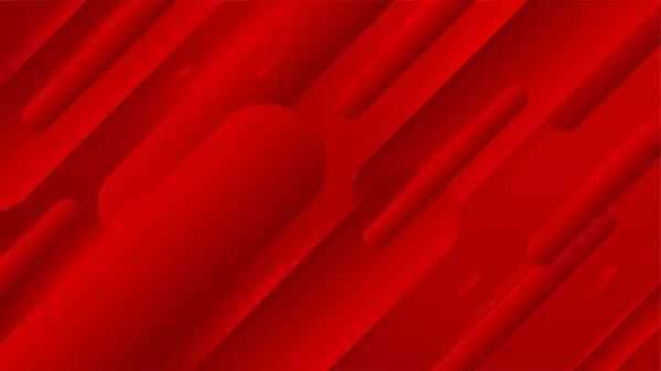 Linee Astratte Tecnologia Modello Sfondo Rosso Gradienti — Vettoriale Stock