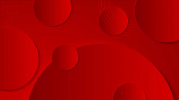 Technologie Abstraite Motif Lignes Sur Fond Dégradés Rouges — Image vectorielle