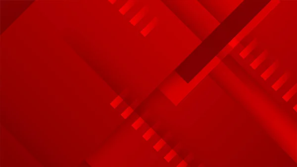 Résumé Fond Rouge Géométrique — Image vectorielle