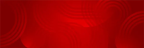 Цифрові Мережі Червоний Широкий Банерний Фон Абстрактний Дизайн Банера Темно — стоковий вектор